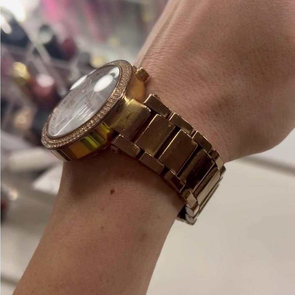 MICHAEL KORS Parker Rose Gold-Tone Watch - Picture 7 of 9
